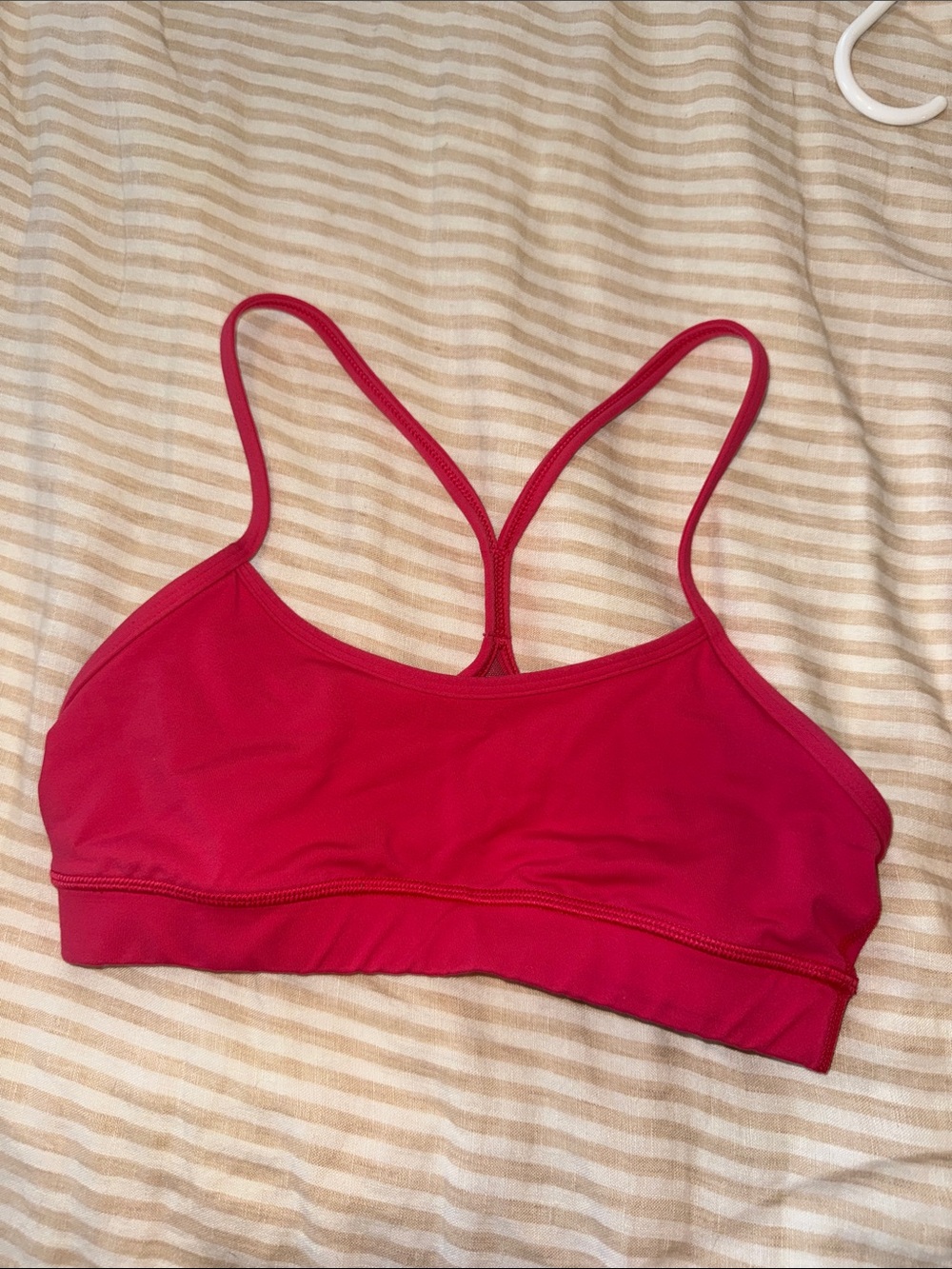 lululemon athletica flow Y sports bra- pink!